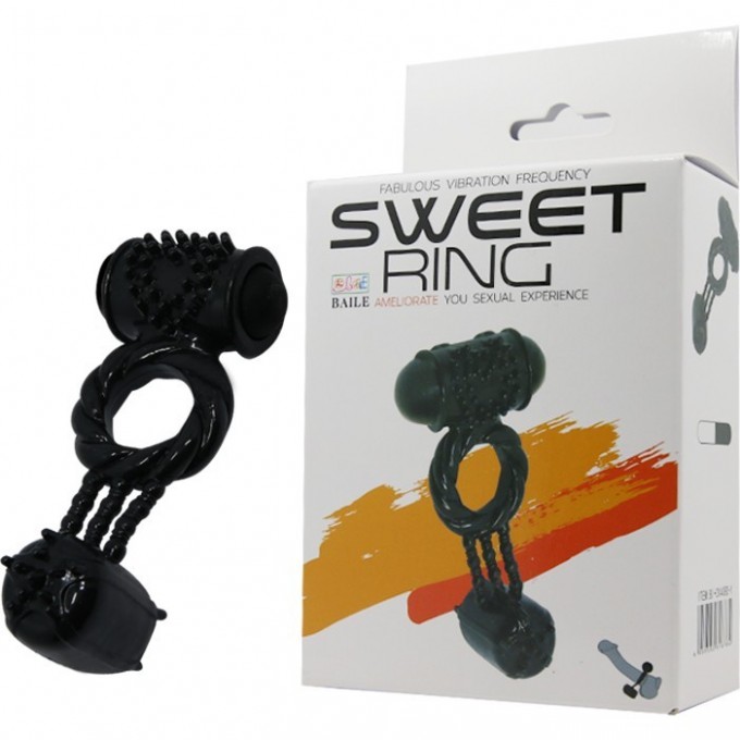 BAILE SWEET RING эрекционное виброкольцо с виброподвеской BI-014080-1 BAILE SWEET RING эрекционное виброкольцо с виброподвеской BI-014080-1